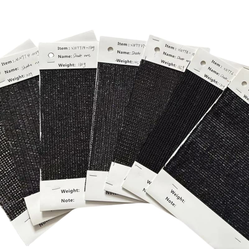 Black Sun Protection HDPE Anti UV Agriculture Sun Shade Net