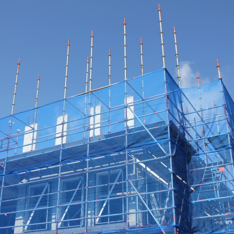 HDPE Construction Scaffolding Building Safety Nets Blue