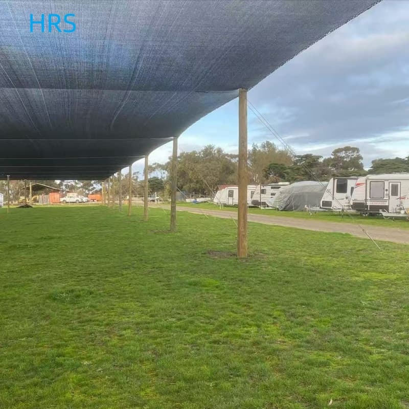 Malla de sombreo de tejido de punto de color verde oscuro, HDPE, 90% de protección solar, protección UV, tela de sombreo para agricultura.