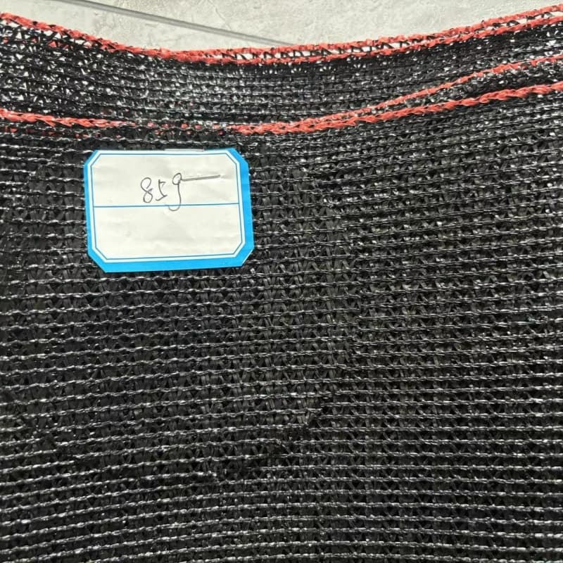 Malla de sombreo negra de 85 g, tejida en HDPE, con protección UV, para invernaderos (venta al por mayor)