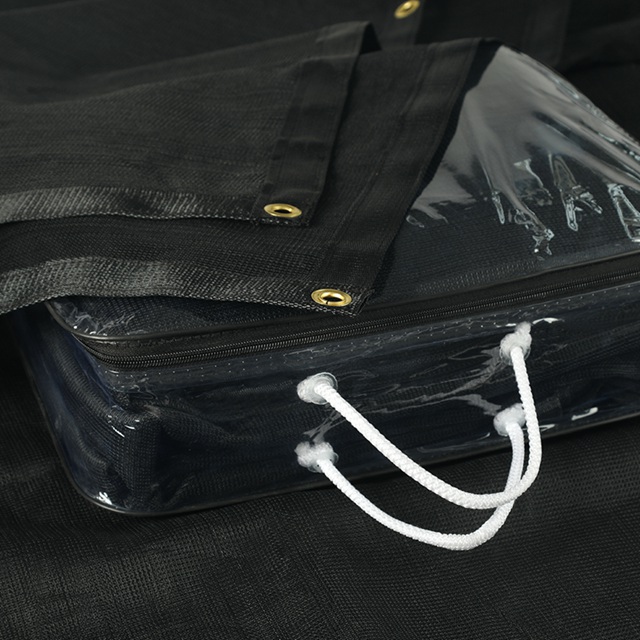 Lonas de malla de HDPE de 3 m x 3 m (10 pies x 10 pies), 220 g/m², 75 % de sombra, color negro.