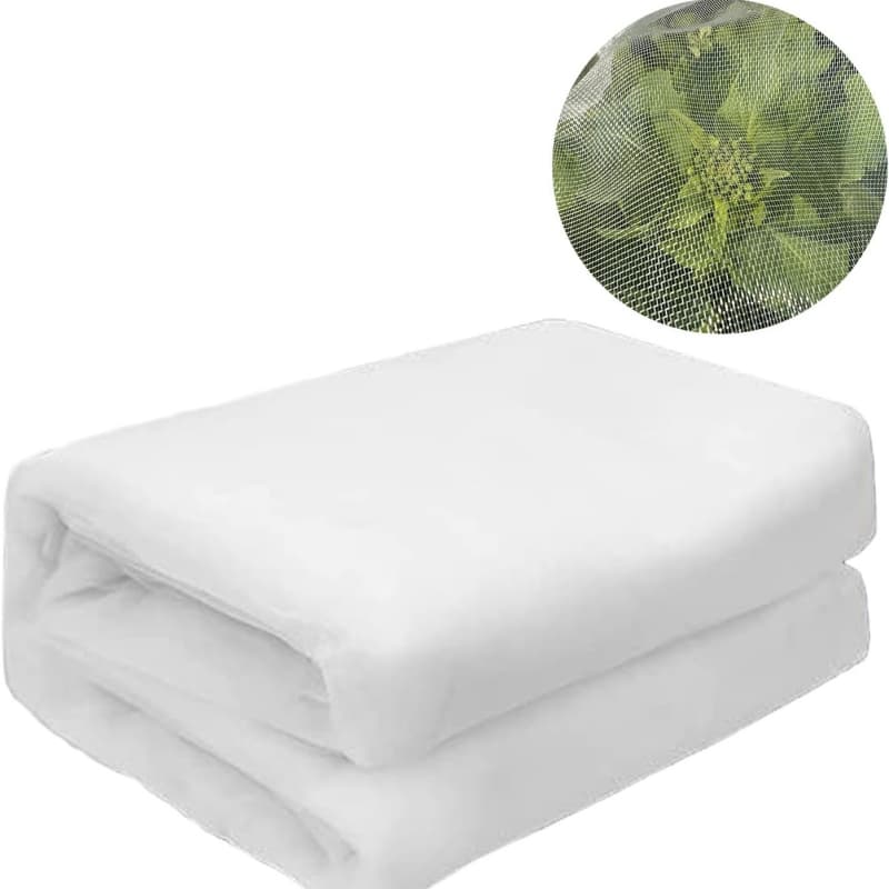 Insect barrier netting for crops