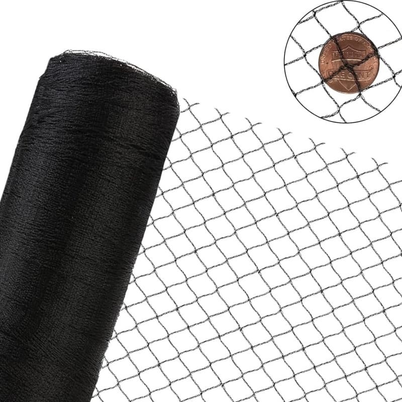 Effective bird deterrent netting