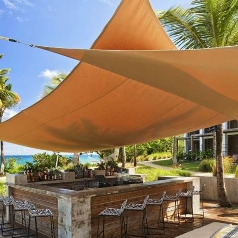 UV resistant 180gsm sun shade sail