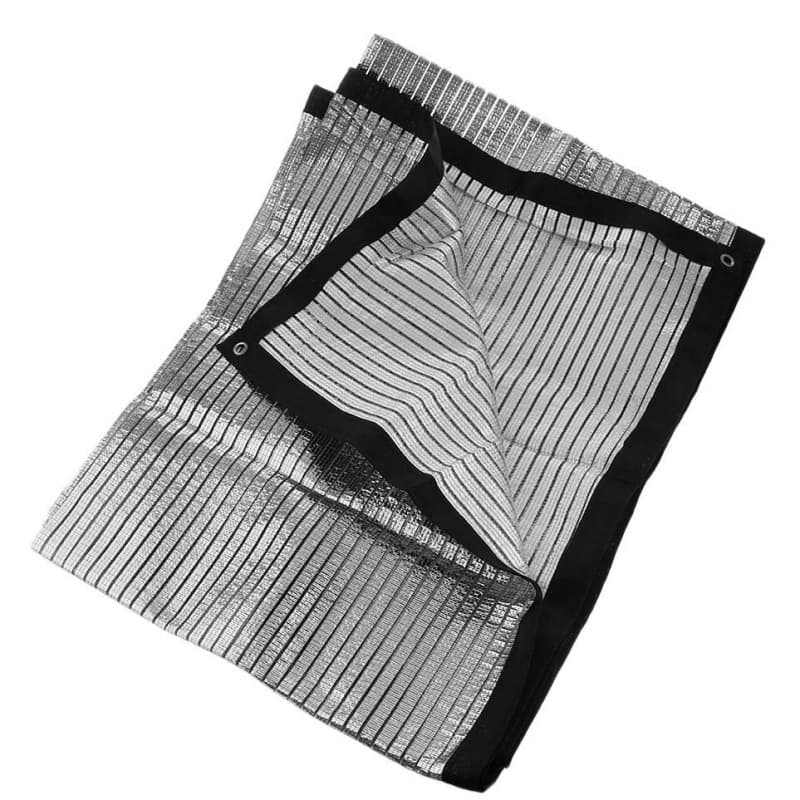 Malla de sombra exterior reflectante de papel de aluminio