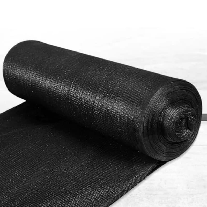 Malla agrícola anti-UV con índice de sombreado del 30% al 95%, gran oferta, malla de sombra de HDPE negra.