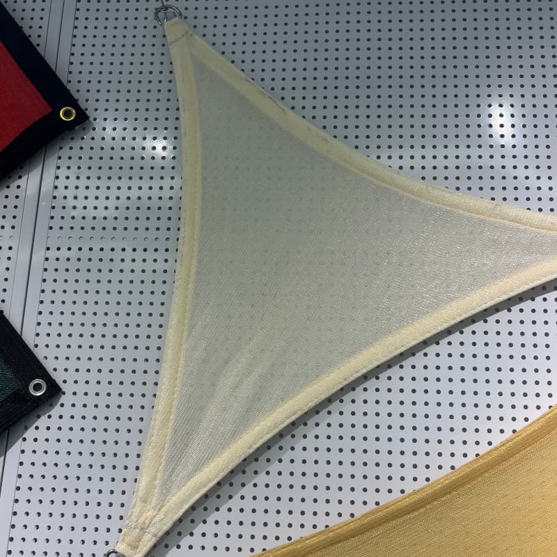 beige shade sail