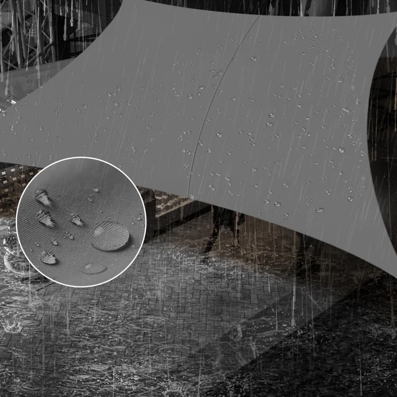 vela de sombra impermeable waterproof shade sail