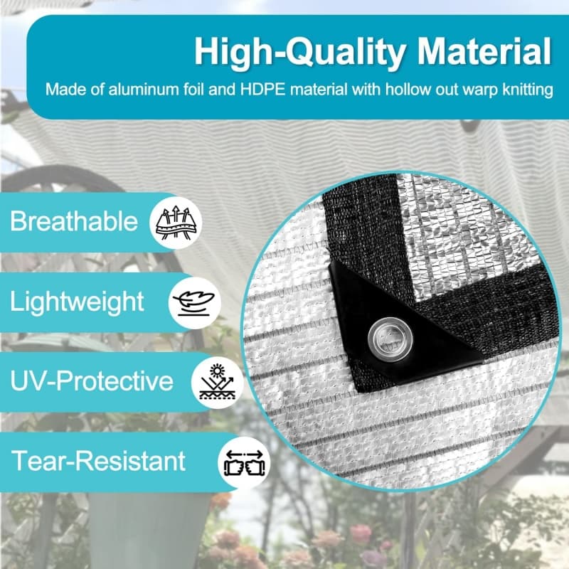 outdoor aluminum shade net