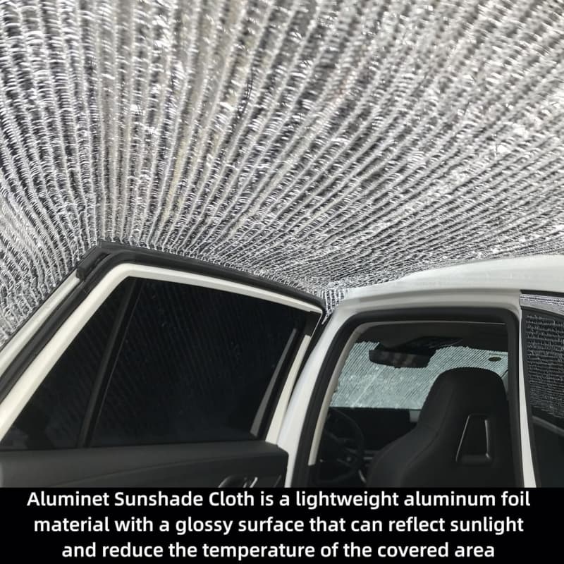 malla de sombreo de aluminio aluminum shade net